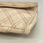 Chanel Shoulder Bag Wild Stitch Leather Pink Gold — view 6