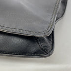 Chanel Shoulder Bag Leather Black Gold — view 6
