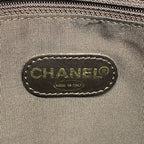 Chanel Shoulder Bag Leather Black Gold — view 5