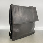 Chanel Shoulder Bag Leather Black Gold — view 2