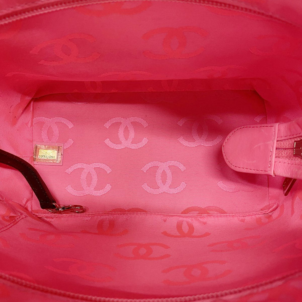 Chanel Tote Bag Cambon Leather Black Silver — view 4