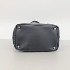 Chanel Tote Bag Cambon Leather Black Silver — view 3