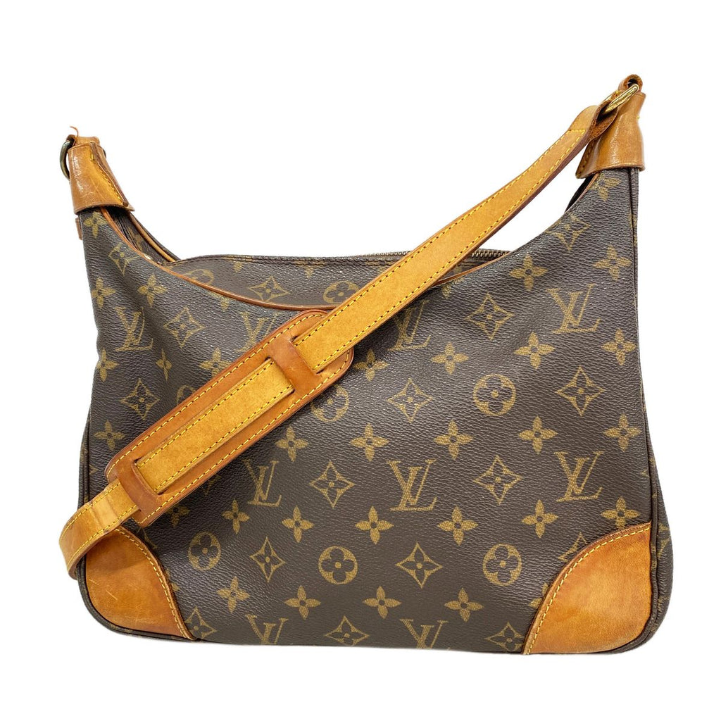 Louis Vuitton Shoulder Bag Monogram Boulogne 30 Brown