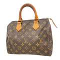 Louis Vuitton Handbag Monogram Speedy 25 Brown