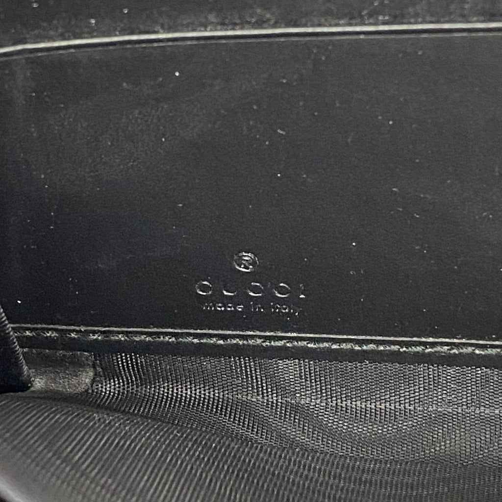 Gucci Wallet GG Supreme Brown Black Silver — view 4