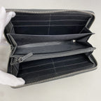 Gucci Wallet GG Supreme Brown Black Silver — view 3