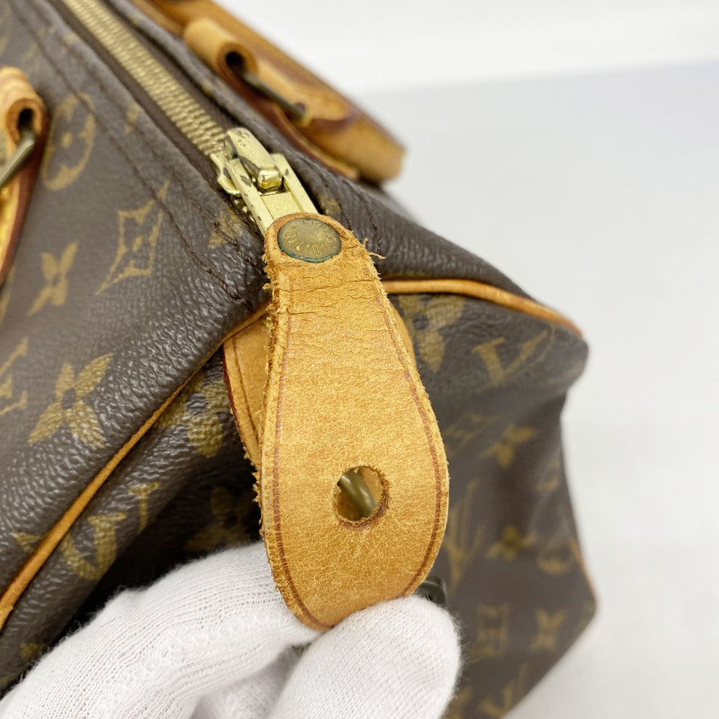 Louis Vuitton Handbag Monogram Speedy 30 Brown — view 6