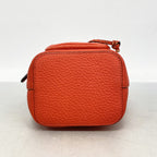 Fendi Handbag Montresor Mini Leather Red Silver 2-Way Bag — view 3