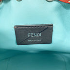 Fendi Handbag Montresor Mini Leather Red Silver 2-Way Bag — view 5