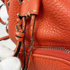 Fendi Handbag Montresor Mini Leather Red Silver 2-Way Bag — view 8