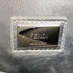 Fendi Handbag Peekaboo Leather Silver — view 5