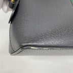 Gucci Shoulder Bag Ophidia Sherry Line Leather Black Gold — view 6