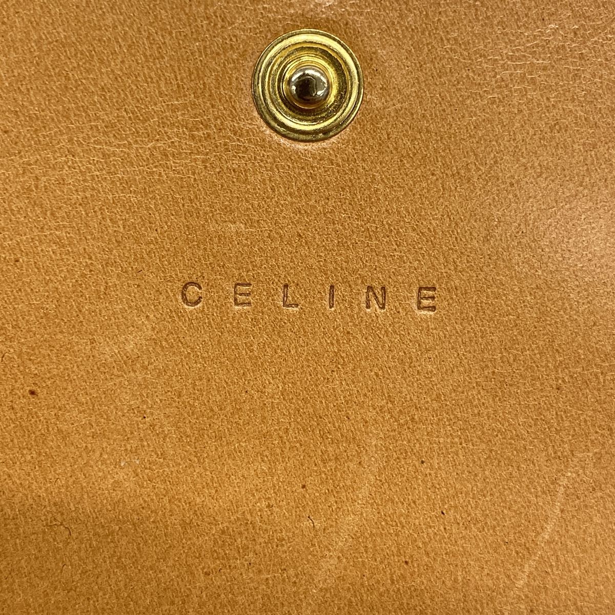 Celine Wallet Macadam Brown Gold — view 4