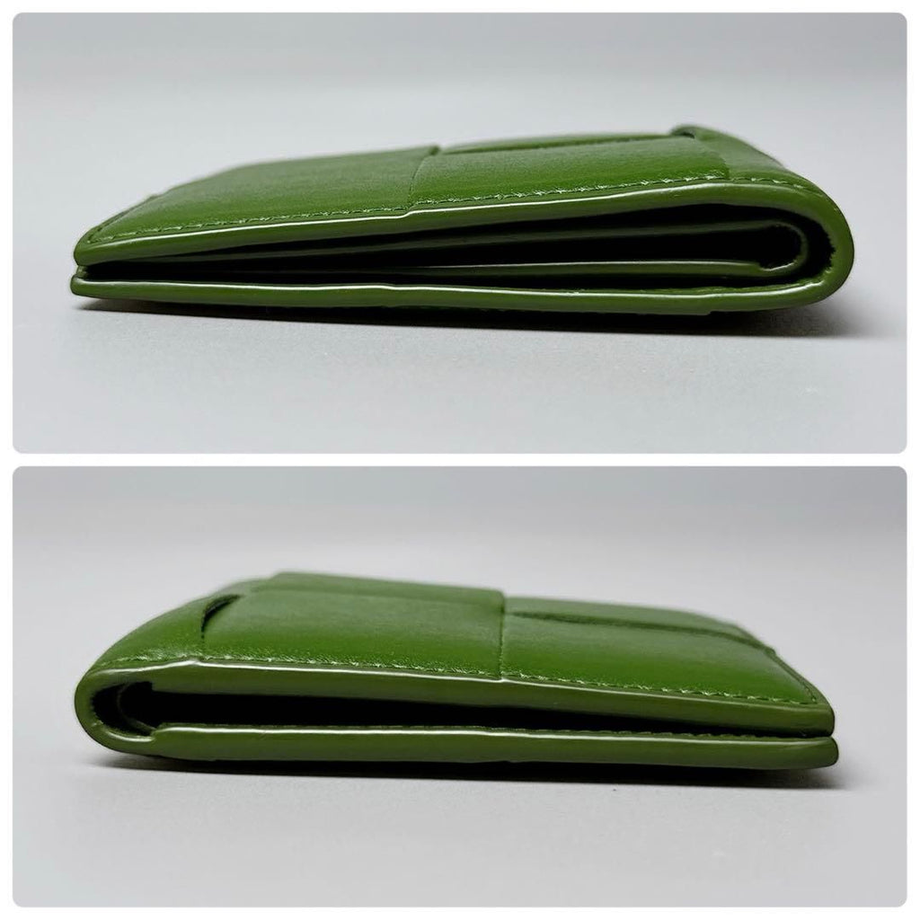 Bottega Veneta Cassette Bifold Wallet Green — view 6