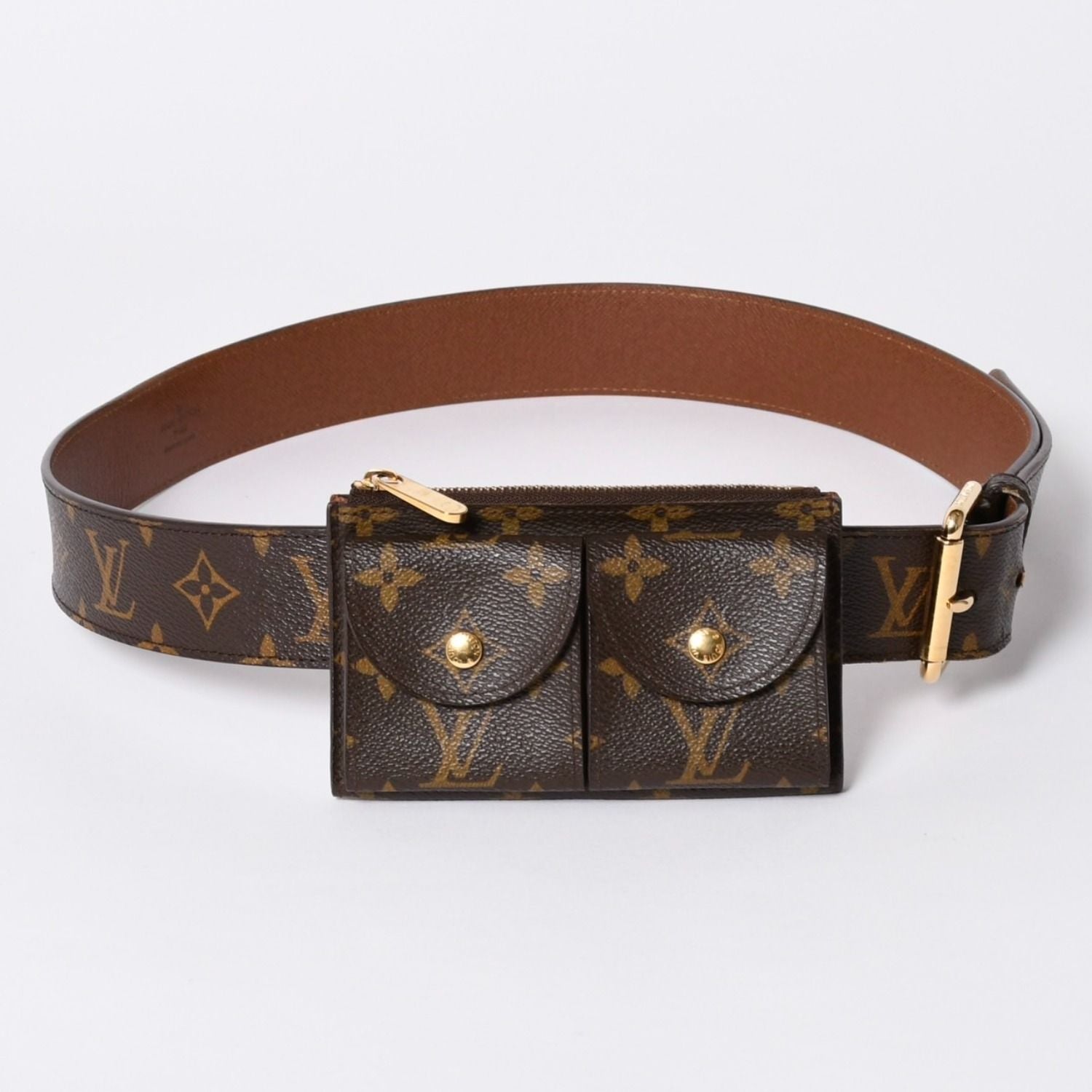 Louis Vuitton Ceinture Pochette Duo Waist Pouch Belt 95/38 Monogram — view 2