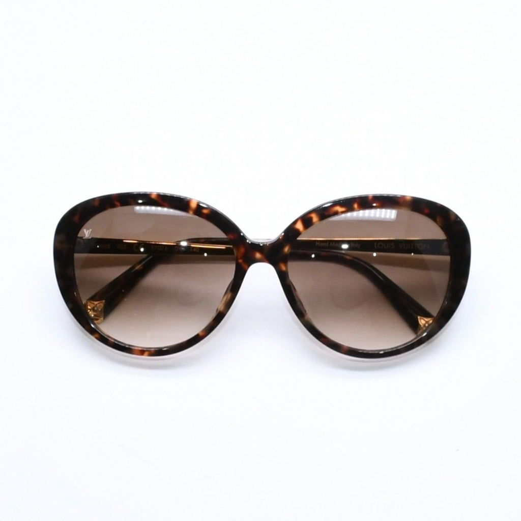 Louis Vuitton LV Blue Bell Sunglasses Eyewear Tortoiseshell Color Gold — view 2