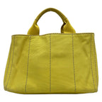 Prada Tote Bag Canapa Yellow — view 3