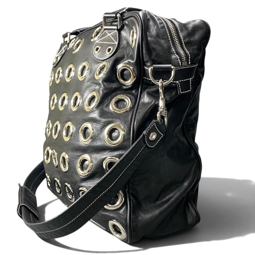 Gucci Archive Grommet 2-Way Shoulder Bag Black — view 4