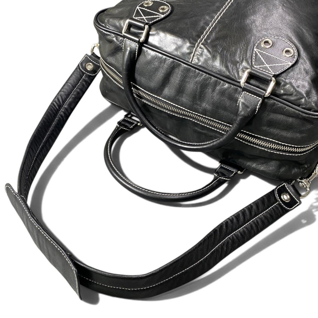 Gucci Archive Grommet 2-Way Shoulder Bag Black — view 6