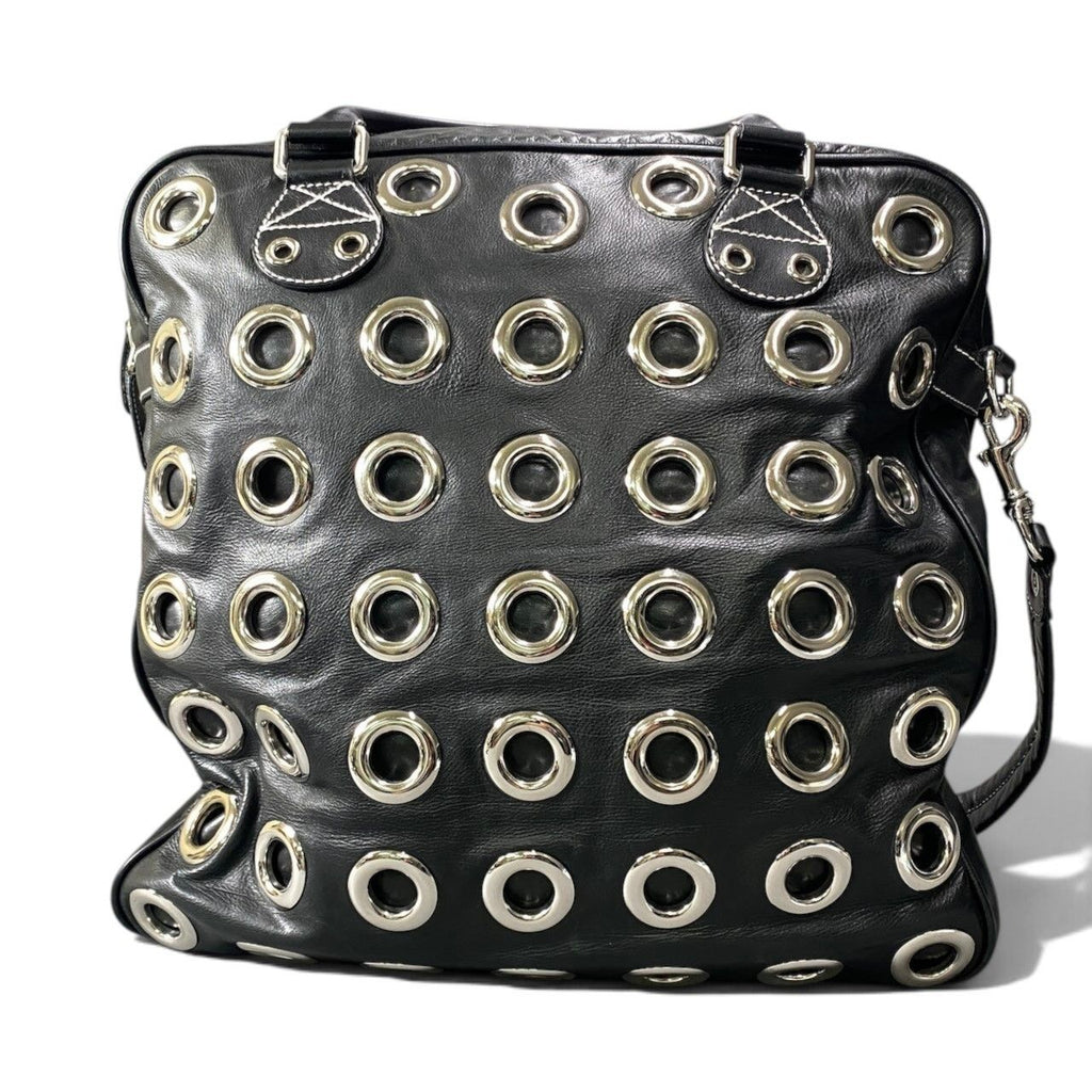 Gucci Archive Grommet 2-Way Shoulder Bag Black — view 3