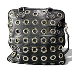 Gucci Archive Grommet 2-Way Shoulder Bag Black — view 3