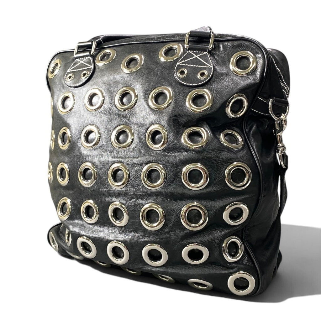 Gucci Archive Grommet 2-Way Shoulder Bag Black — view 2
