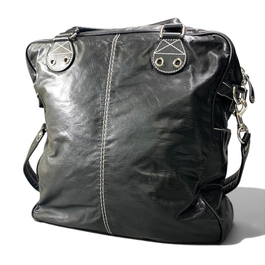 Gucci Archive Grommet 2-Way Shoulder Bag Black — view 5