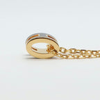 Hermes Necklace Mini Pop H Rocabar Black Gold H Logo Pendant — view 4