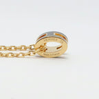 Hermes Necklace Mini Pop H Rocabar Black Gold H Logo Pendant — view 3
