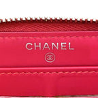Chanel Brilliant Quilted Zip Around Wallet Patent Leather — view 4