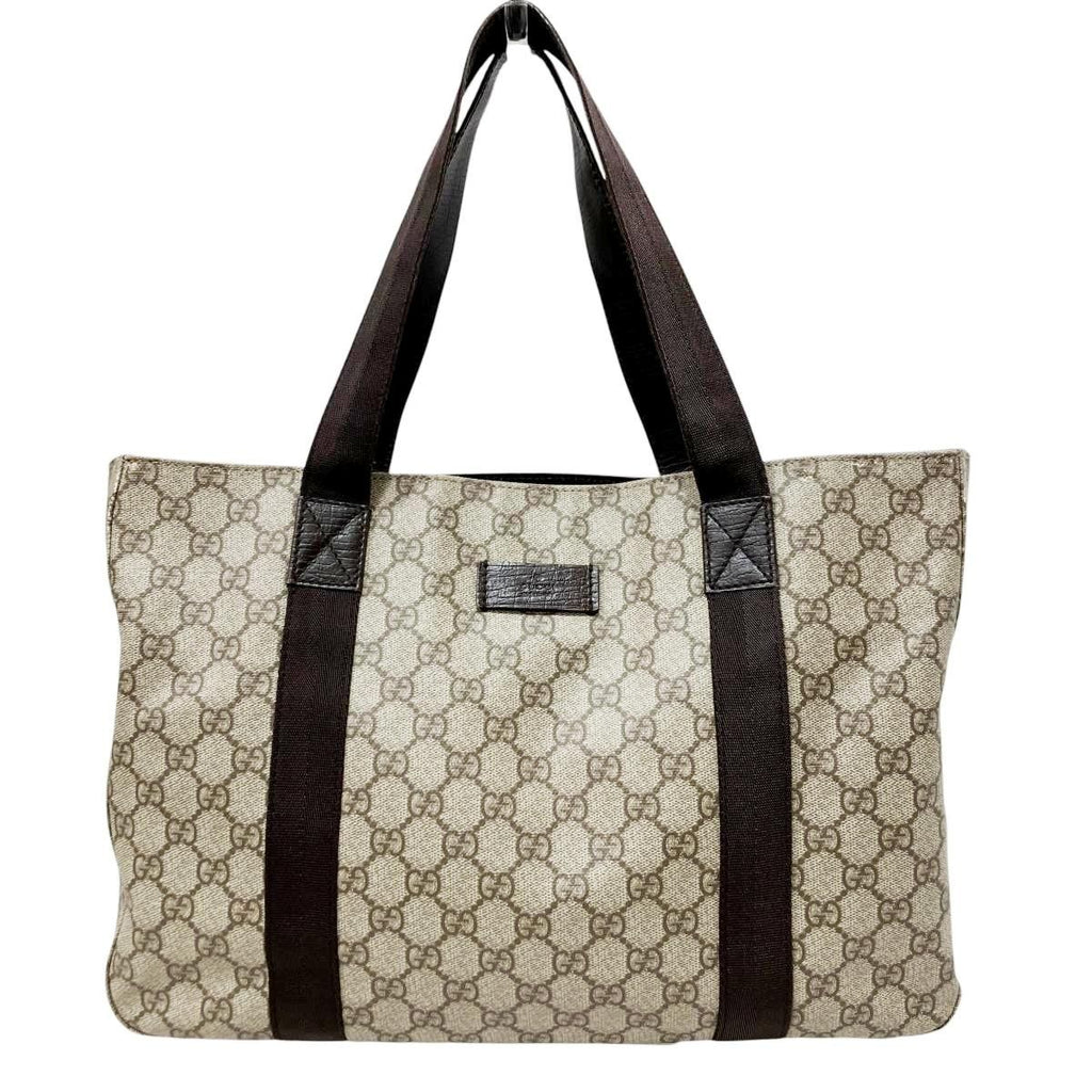 Gucci GG Supreme Tote Bag Leather