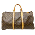 Louis Vuitton Keepall 50 Monogram Boston Bag Canvas