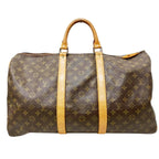 Louis Vuitton Keepall 50 Monogram Boston Bag Canvas