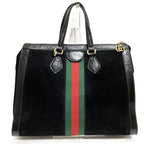 Gucci Ophidia Sherry Line Handbag Suede Leather — view 2