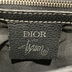 Dior Shawn Stussy Collaboration Saddle Bee Pouch Shoulder Bag Leather — view 4