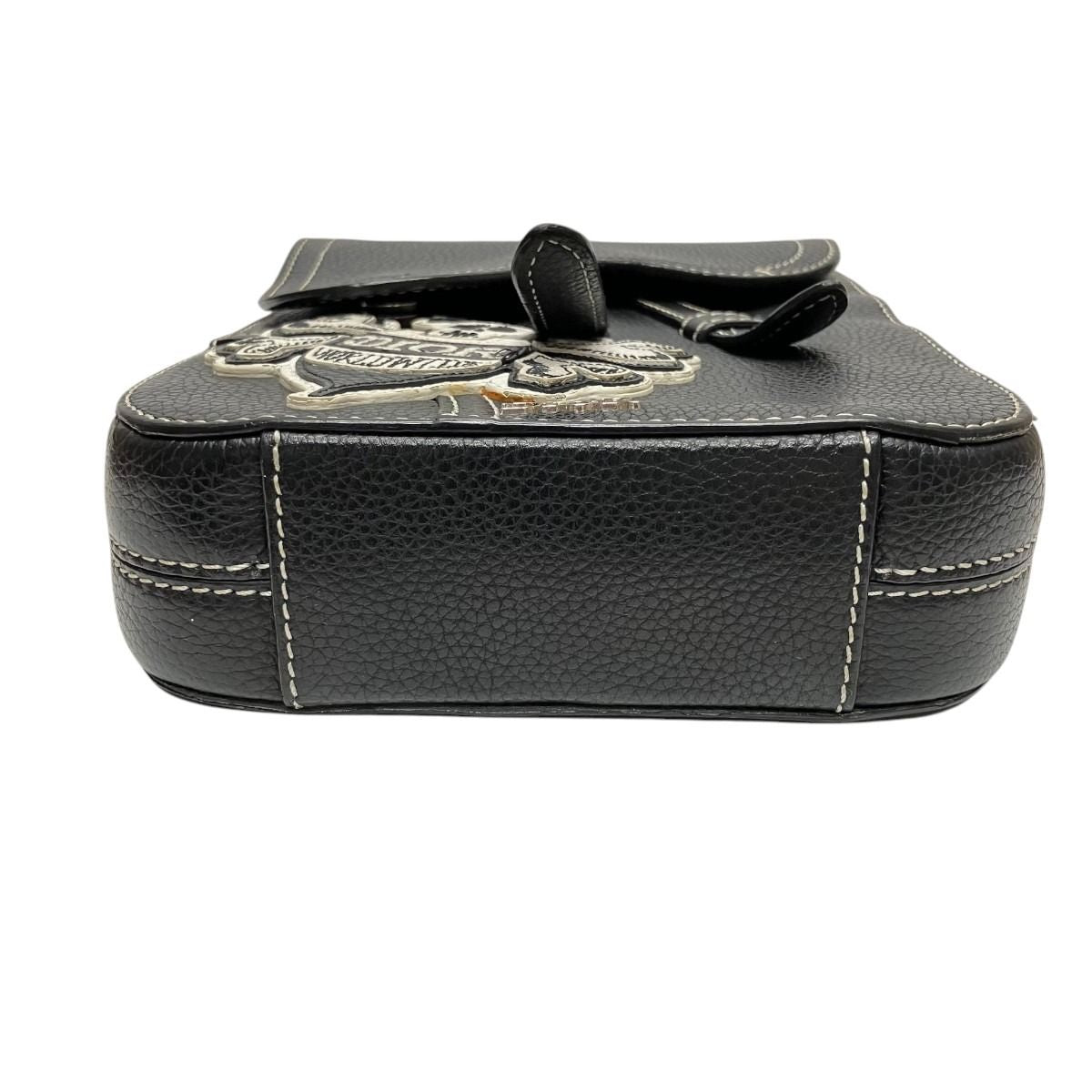 Dior Shawn Stussy Collaboration Saddle Bee Pouch Shoulder Bag Leather — view 3