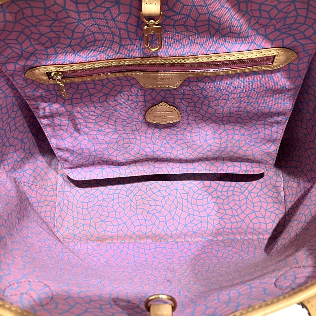 Louis Vuitton Neverfull MM Yayoi Kusama Collaboration Monogram Tote Bag Canvas — view 5