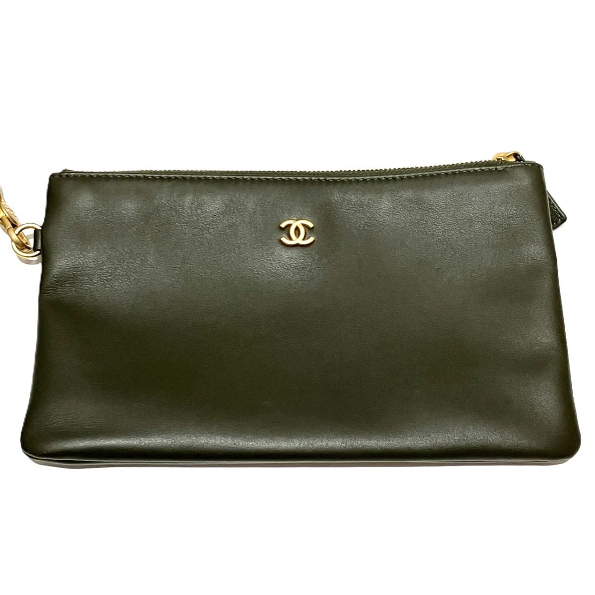 Chanel Deauville 2-Way Shoulder Bag Leather — view 5