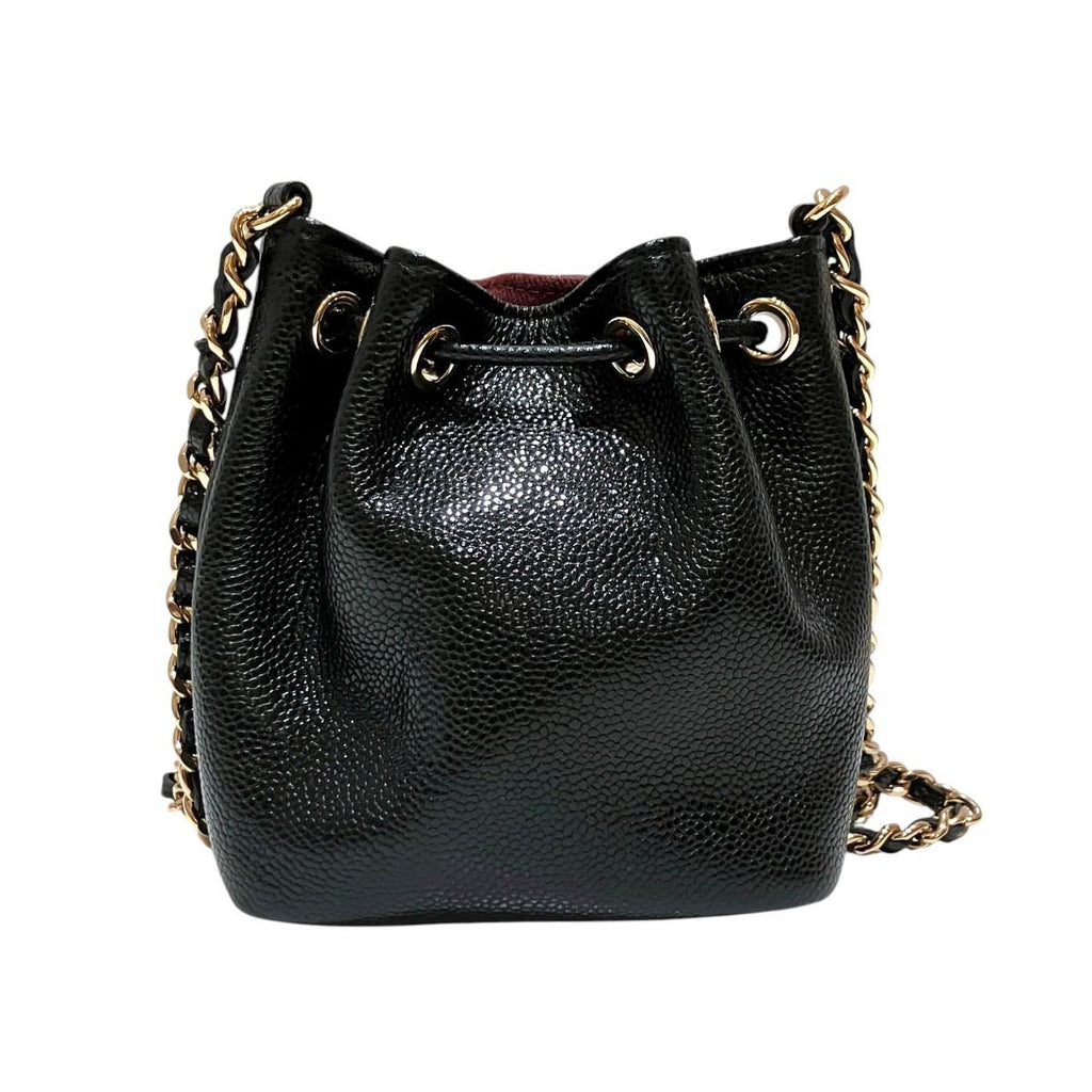 Chanel Quilted Shoulder Bag Caviar Leather — view 2