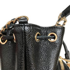 Chanel Quilted Shoulder Bag Caviar Leather — view 7