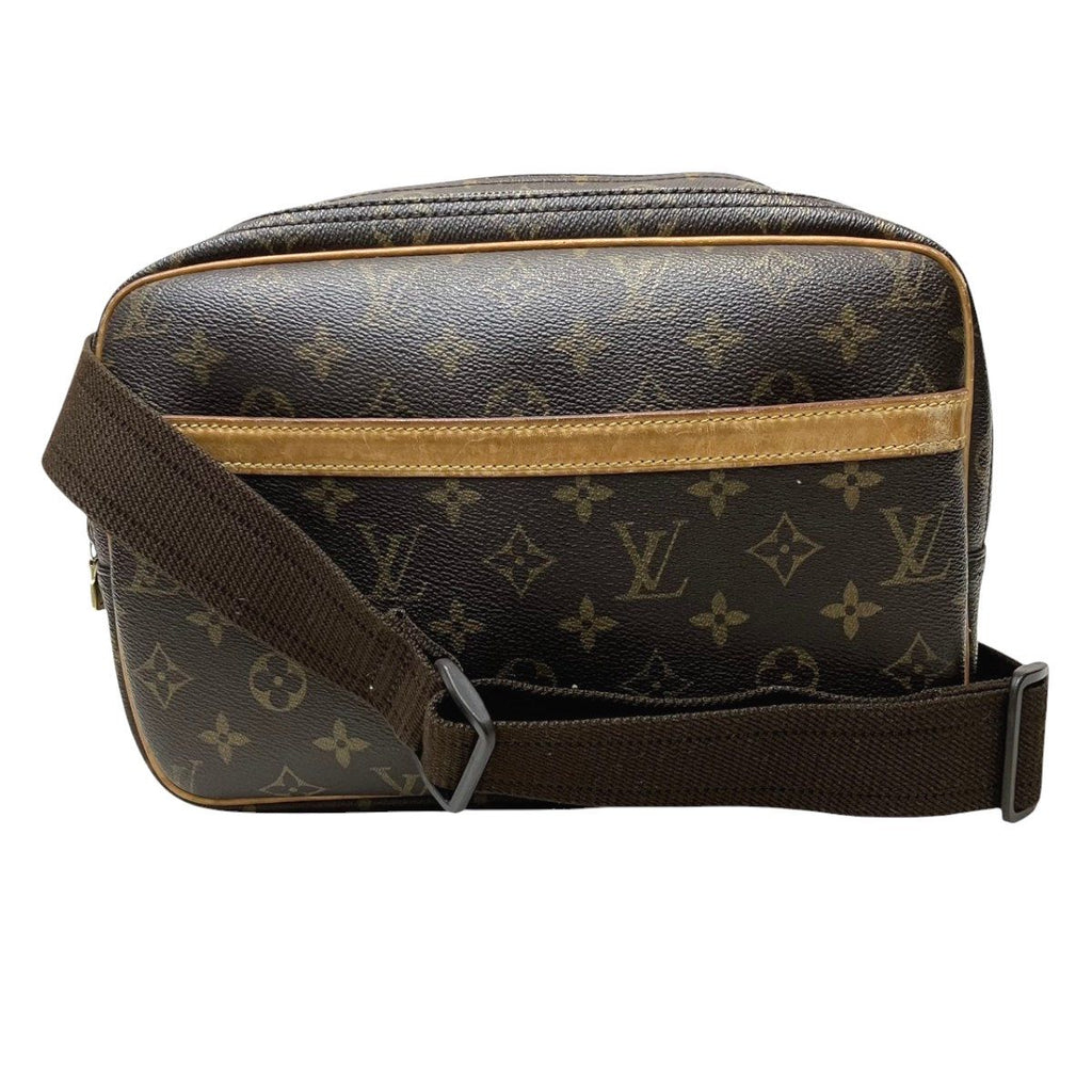 Louis Vuitton Reporter PM Monogram Shoulder Bag Canvas