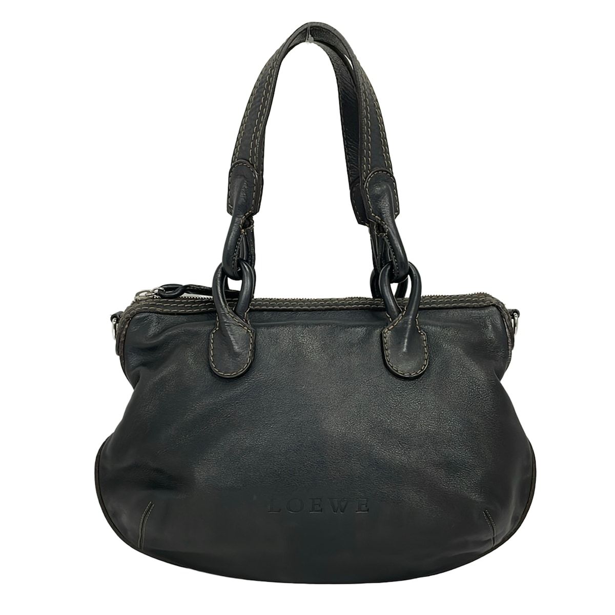 Loewe Handbag Fiesta Black Leather