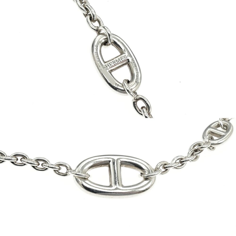 Hermes Bracelet Farandole LG Chaine D'ancre Silver — view 6