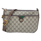 Gucci Shoulder Bag Collection GG Plus Supreme Sherry Beige Dark Brown Multi