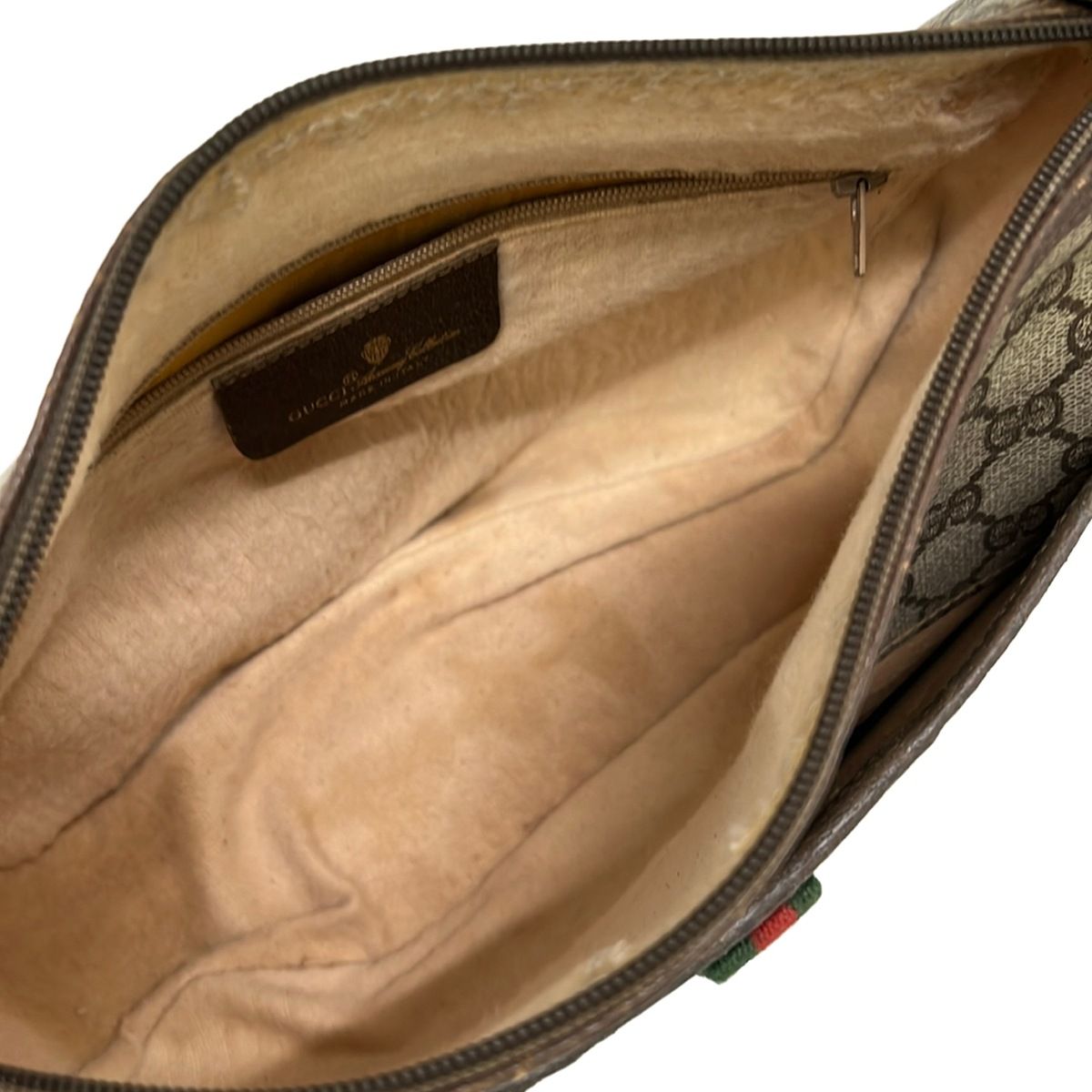 Gucci Shoulder Bag Collection GG Plus Supreme Sherry Beige Dark Brown Multi — view 7
