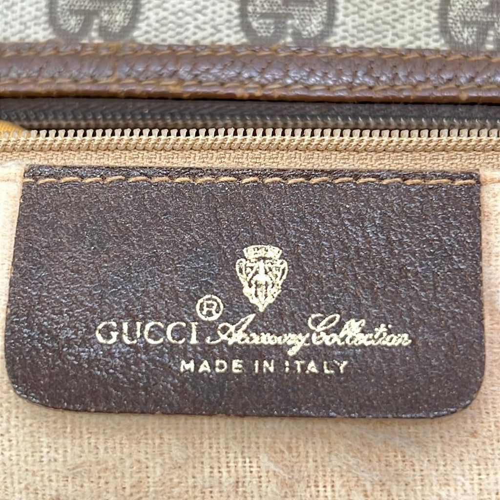 Gucci Shoulder Bag Collection GG Plus Supreme Sherry Beige Dark Brown Multi — view 8