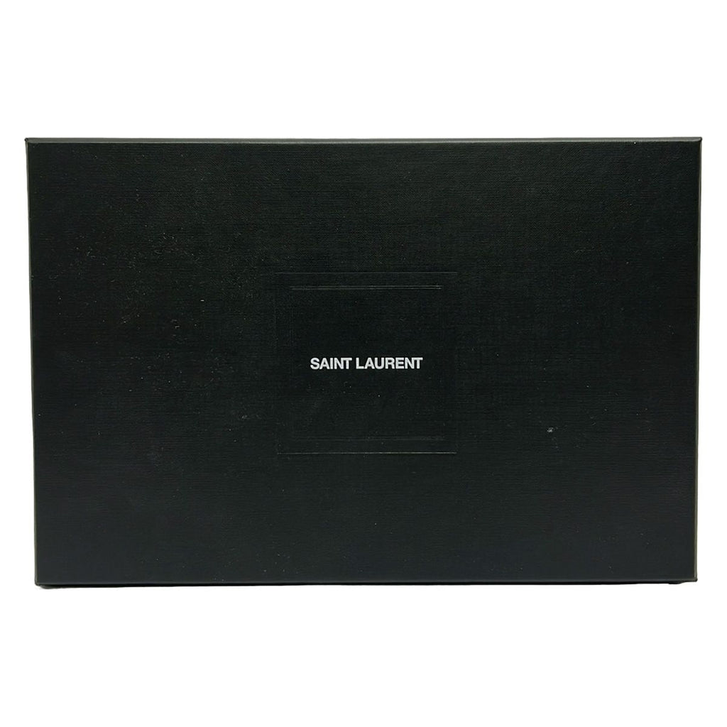 Saint Laurent Paris Shoulder Bag Flat Cross Black Leather — view 8