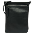 Saint Laurent Paris Shoulder Bag Flat Cross Black Leather
