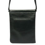 Saint Laurent Paris Shoulder Bag Flat Cross Black Leather — view 3