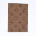Louis Vuitton Monogram Reverse Couverture Passport Brown